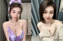 【高清版】抖音極品長腿巨乳阿黑顔反差婊「AY的奇思妙想日記」約炮啪啪視頻流出，人前端莊，人後母狗，完美炮架子！