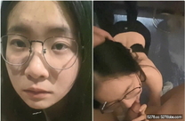 騷婊眼鏡教師洩密私拍，別以為老師多高貴 私下就是一隻喝主人聖水的騷婊母狗，騷逼渴望被大雞巴灌滿