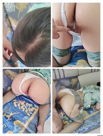原版無水印鉆石貼作品集，各種究極調教，找人3親嫂子 嫂子夾著小叔子的精液去和公婆吃飯，丁字褲都擋不住了