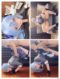 Patreon【浵卡】cos星街彗星_巨乳白虎，激情内射