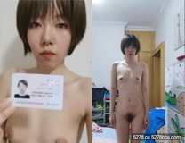【曝光洩密】，短髮貧乳小少婦【喬X】果貸流出，逾期未還遭曝，全裸自慰，淫語挑逗