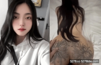 極品反差婊❤️快手林楠愛健後入打樁紋身精神小妹，紋身妹幹起來感覺十足！