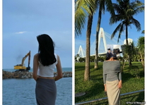 2025年最新流出，百人斬泡良大神，【蘇北第一深情】，蘇州00後女教師，半露臉，旅遊自拍照，標準的江南美女，奶子大蜜桃臀