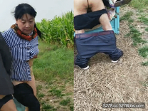 大爺大媽在玉米田裡交易，直接電動三輪車上啪啪，最後似乎內射了！