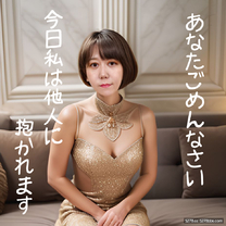 （無修正\）對不起不能說詳細的事情今天我被別人抱著~高雅短髮妻子壯烈中出~