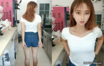 奶茶店小美女【CC妹妹】 啥叫光著屁股賣奶茶，哈哈，我這褲子人家應該看不見吧 ，廁所跳蛋自慰爽爽 ，突然有人 噓