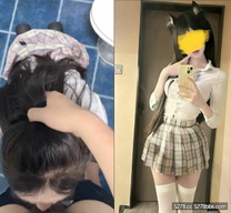 【05月新品】31萬粉淫亂大神【奶子即正義】鑽石貼，內射穿JK的妹妹，想要出⻔約會，被我按在⻢桶上強上內射灌滿.