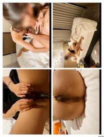 還沒進女朋友房間，她就對飯店約會興奮不已~哈哈