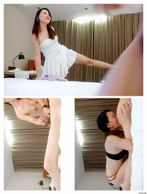 深夜享受風騷熟婦的貼心服務，毒龍胸推按摩口交一條龍